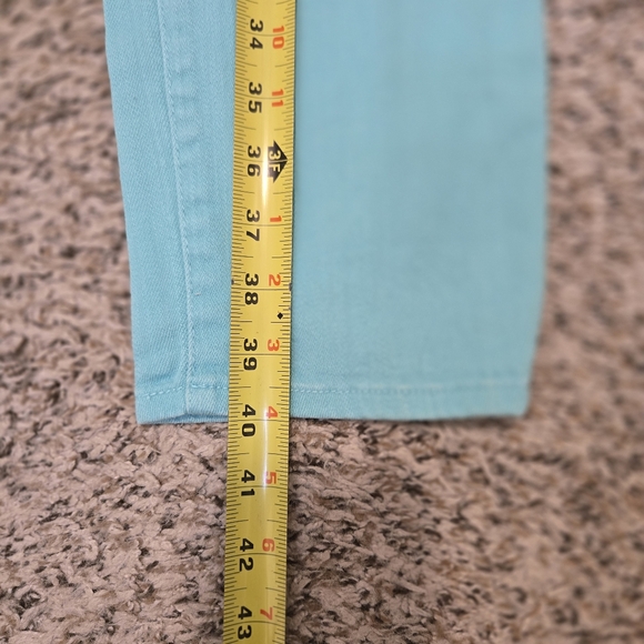 Kut From The Kloth Mid Rise Size 8 Light Green Jeans - Picture 9 of 16